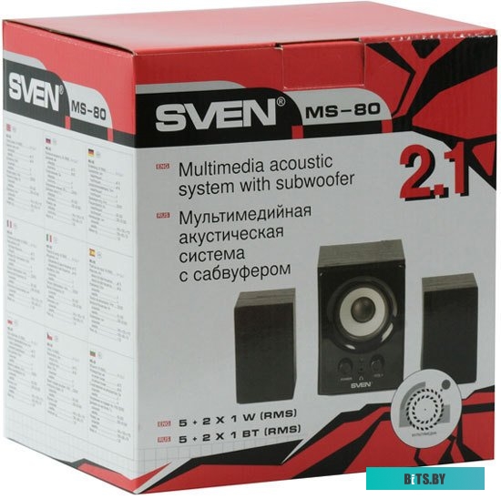 Колонки Sven SPS-820 черный SV-0130820BK