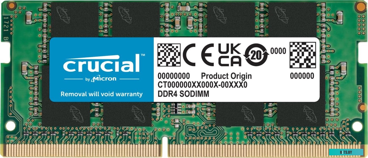 Модуль памяти Crucial CB8GS3200 8GB 3200МГц DDR4 SODIMM