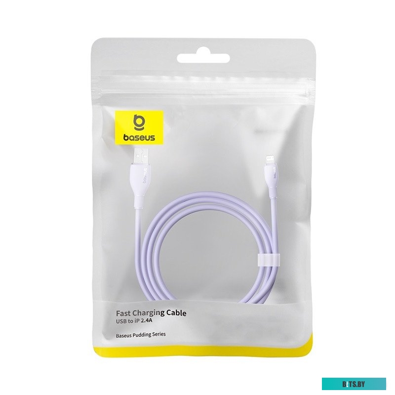 Кабель Baseus Pudding Series Fast Charging Cable 2.4A USB Type-A - Lightning P10355700511-00
