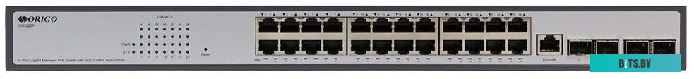 Управляемый коммутатор 3-го уровня Origo OS3228P/250W/A1A