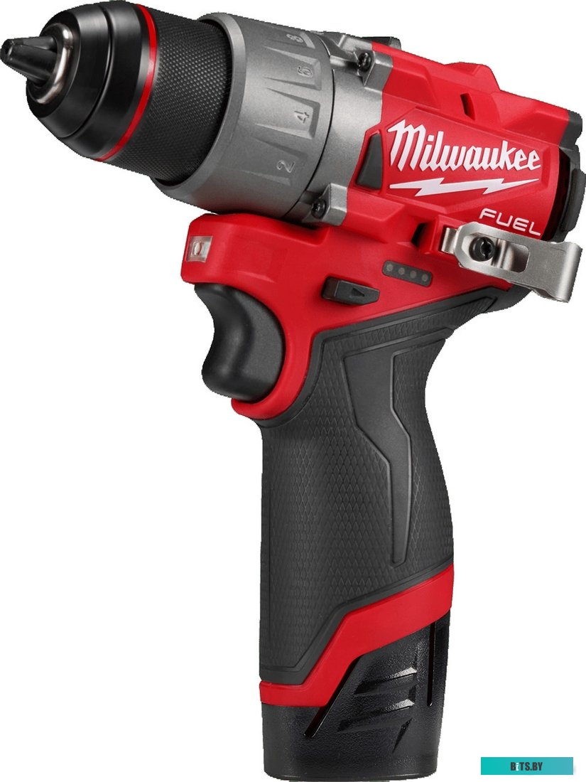 4058546376673 4933479873 Milwaukee M12 FUEL M12FDD2-202X 4933479873 (с 2-мя АКБ 2 Ач, кейс)