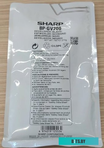 Девелопер Sharp BP20M22/BP20M24 (75K)  BP20M31/30M28/30M31/30M31/30M35 (100k) BPGV200