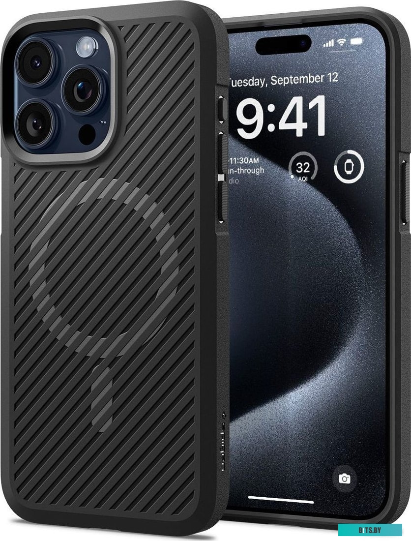 Чехол Spigen Core Armor (MagFit) для iPhone 15 Pro ACS06467 (черный)