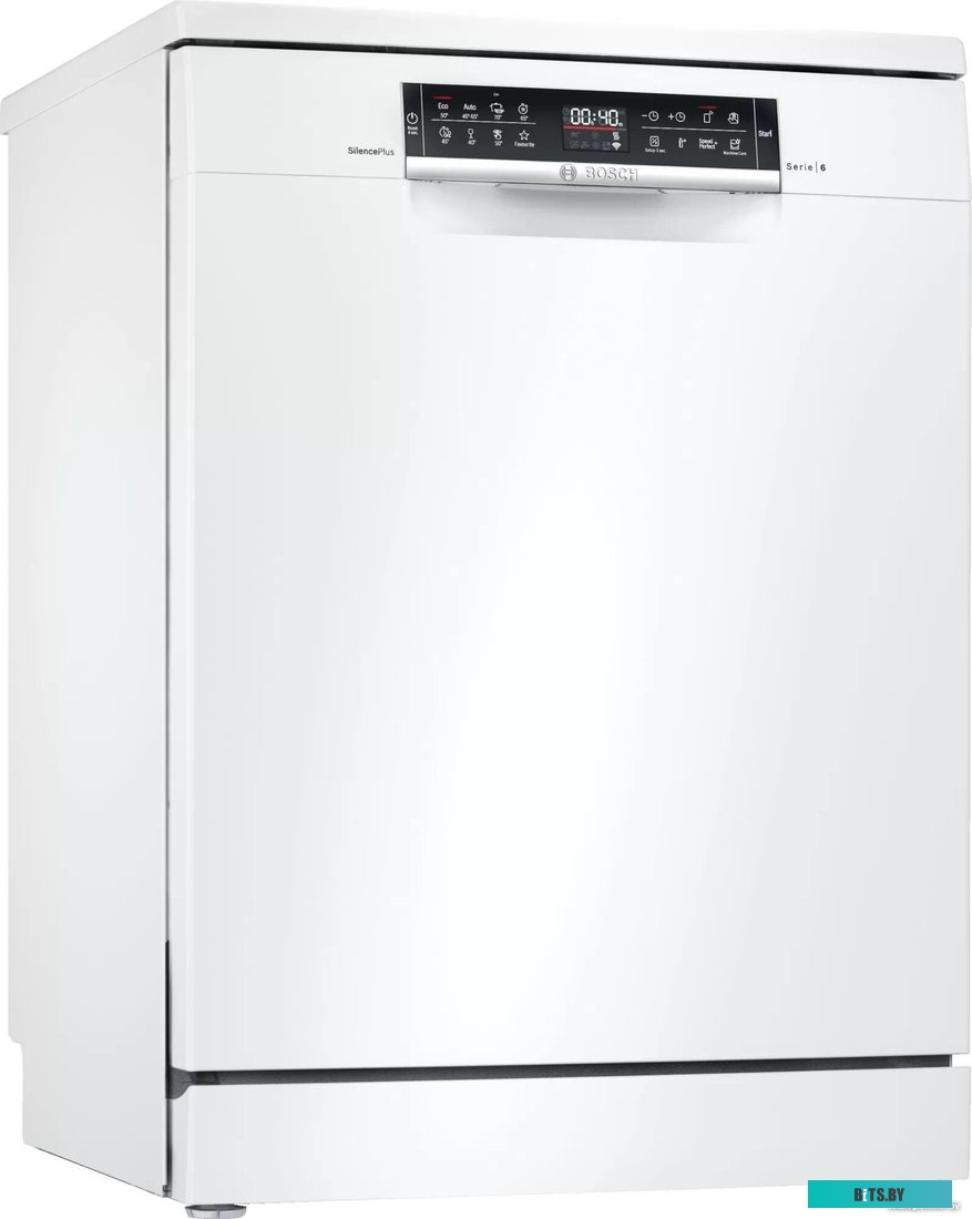 SMS6ZCW37Q Посудомоечная машина Bosch SMS6ZCW37Q,  полноразмерная, напольная, 60см, загрузка 14 комплектов, белая