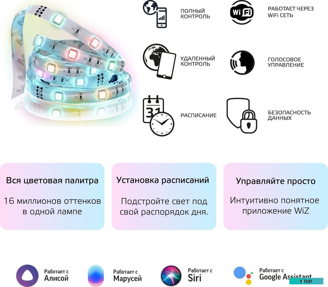 5010122 Умная светодиодная лента GAUSS Smart Home 3м [5010122]