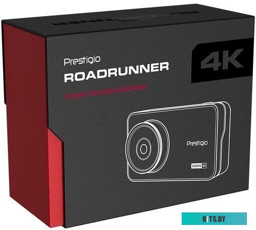 PCDVRR490GPS Видеорегистратор Prestigio RoadRunner 490GPS,  черный