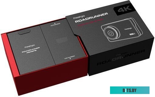 PCDVRR490GPS Видеорегистратор Prestigio RoadRunner 490GPS,  черный