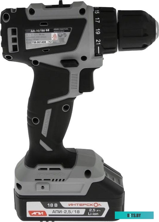 759.2.2.45 Интерскол МиниМАКС ДА-10/18В (с 2-мя АКБ, кейс)