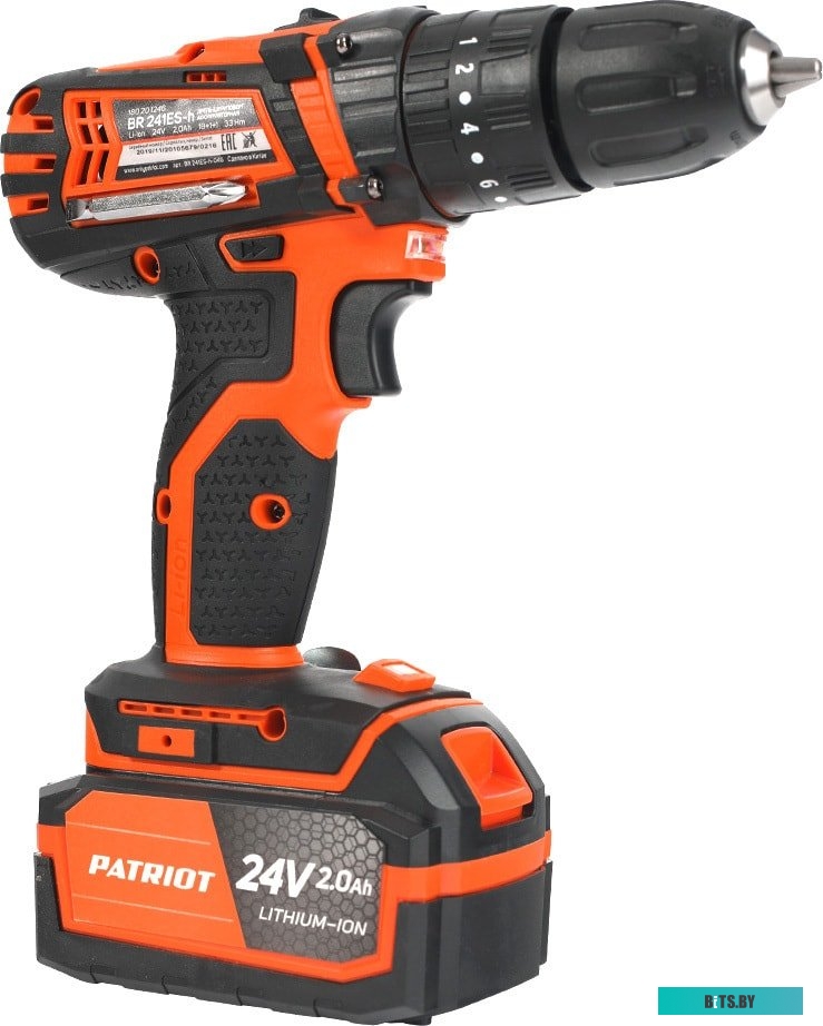 Ударная дрель-шуруповерт Patriot BR 241ES-h 180201246 (с 2-мя АКБ, кейс) <180 20 1246>
