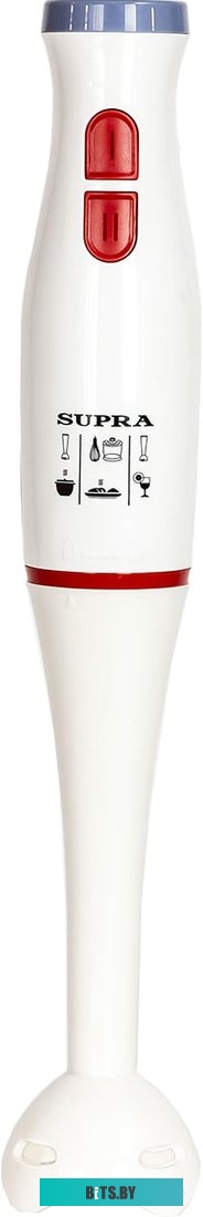 HBS-294 Блендер Supra HBS-294,  погружной,  белый/красный