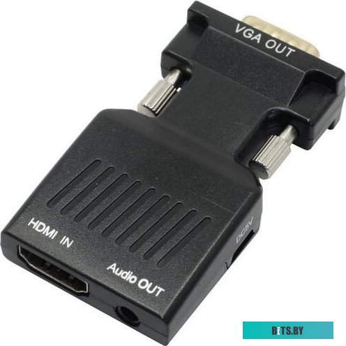 CA337A Переходник/ Переходник VGA(M)+audio+microUSB --> HDMI(F)1080*60Hz, VCOM <CA337A>