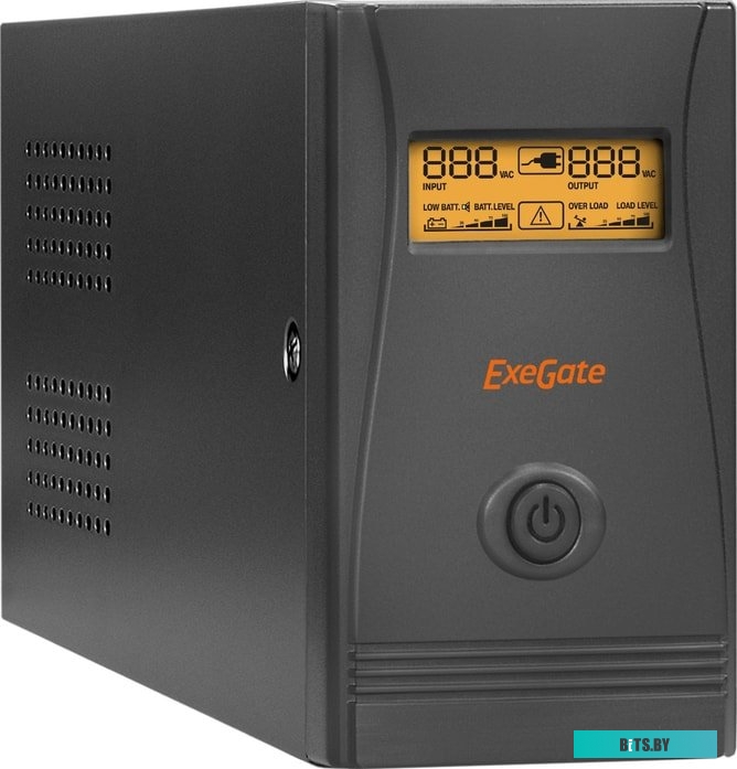 Источник бесперебойного питания (ИБП) ExeGate Power Smart ULB-600.LCD.AVR.C13.RJ.USB <EP285559RUS>