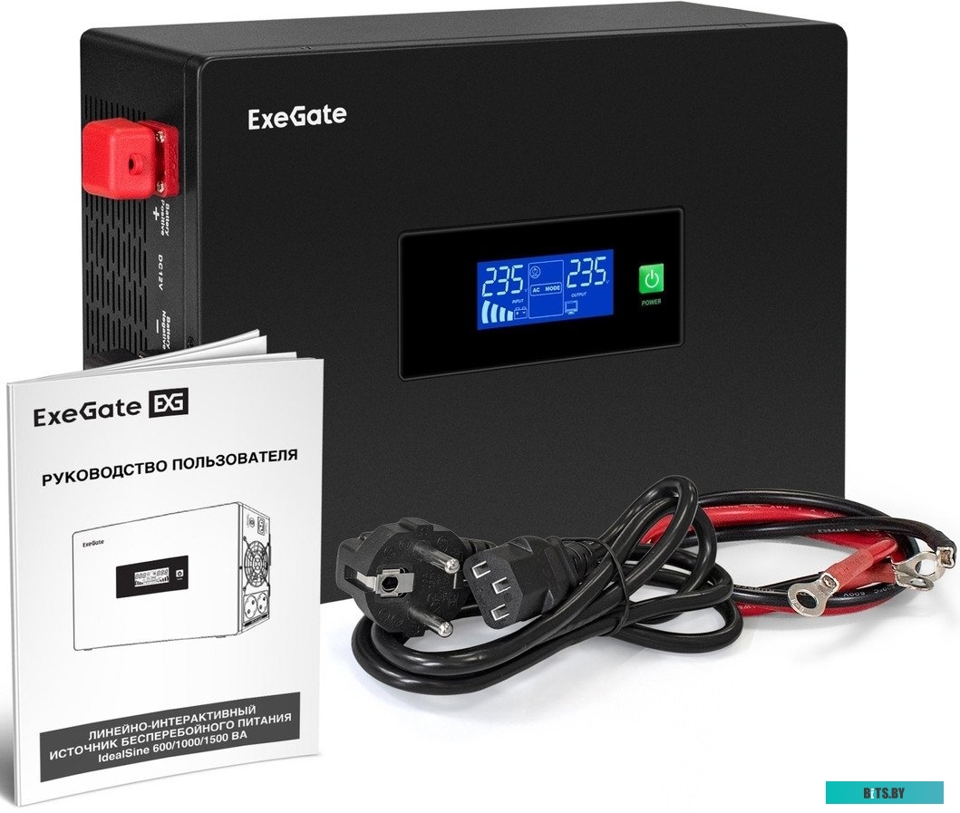 ИБП ExeGate IdealSine SR-600.LCD.2SH EX295992RUS