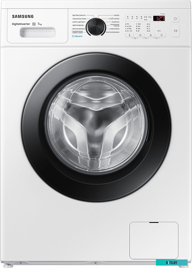 WW70AG4S20CELP Стиральная машина Samsung WW70AG4S20CELP, с фронтальной загрузкой, с паром, 7кг, 1200об/мин, инверторная