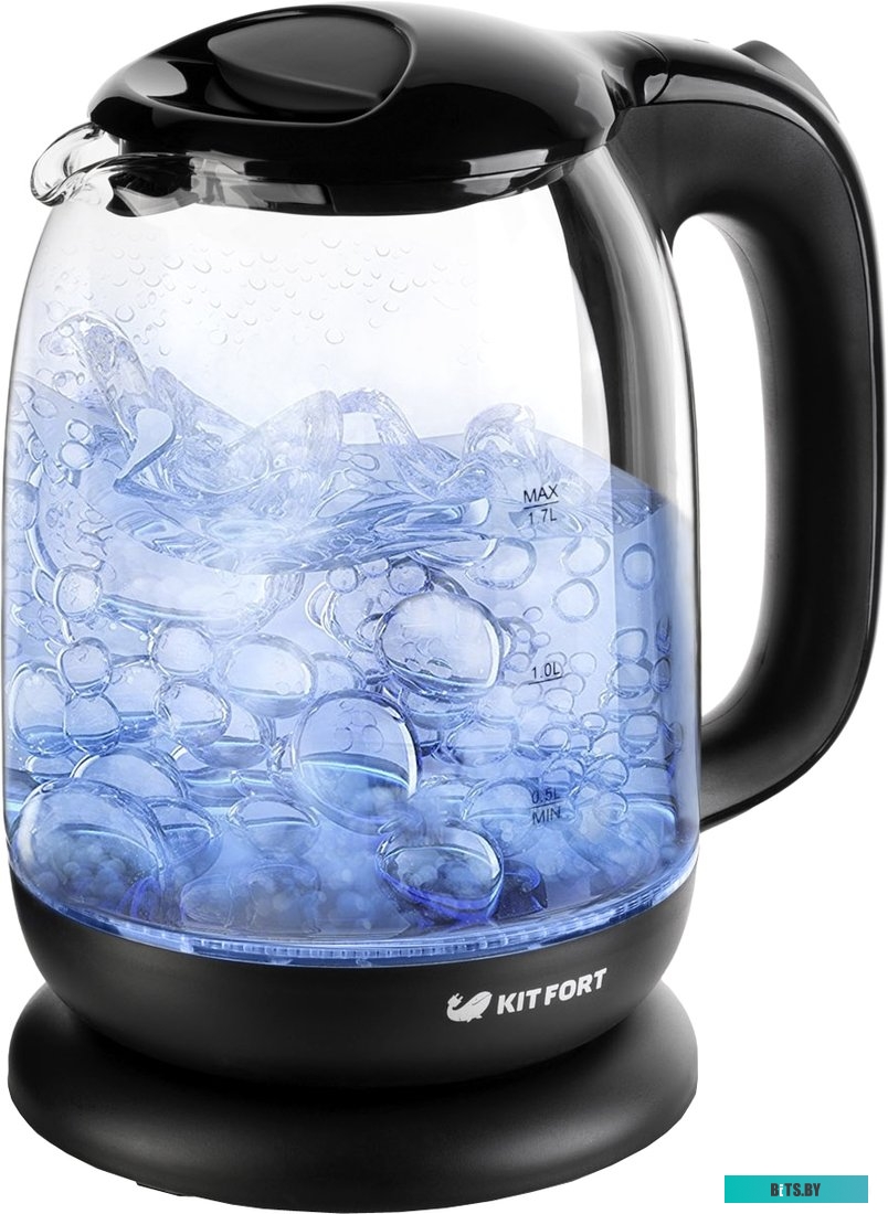 Электрочайник Kitfort KT-625-6 (черный)