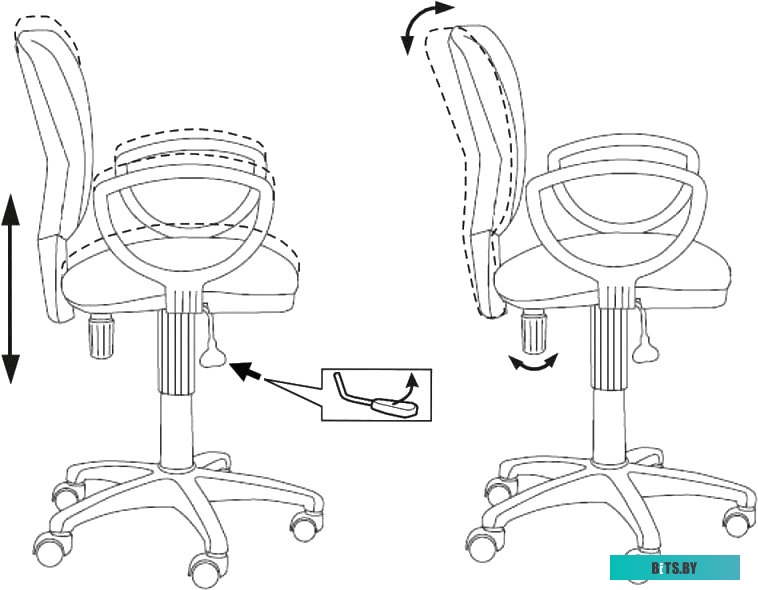 Офисное кресло (Стул) Бюрократ CH-626AXSL/10-11