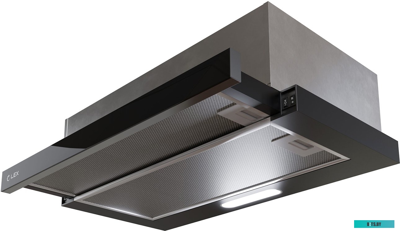 TRHI000012 Встраиваемая вытяжка LEX Honver G 500, управление кнопочное, черный [trhi000012]