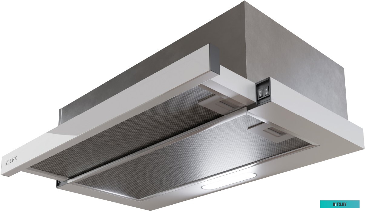 TRHI000011 Встраиваемая вытяжка LEX Honver G 2M 600, управление кнопочное, 2 мотора, белый [trhi000011]