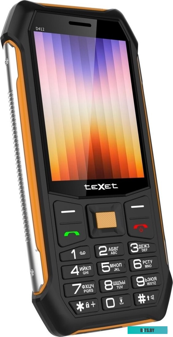 Мобильный телефон TeXet TM-D412 черный-оранжевый