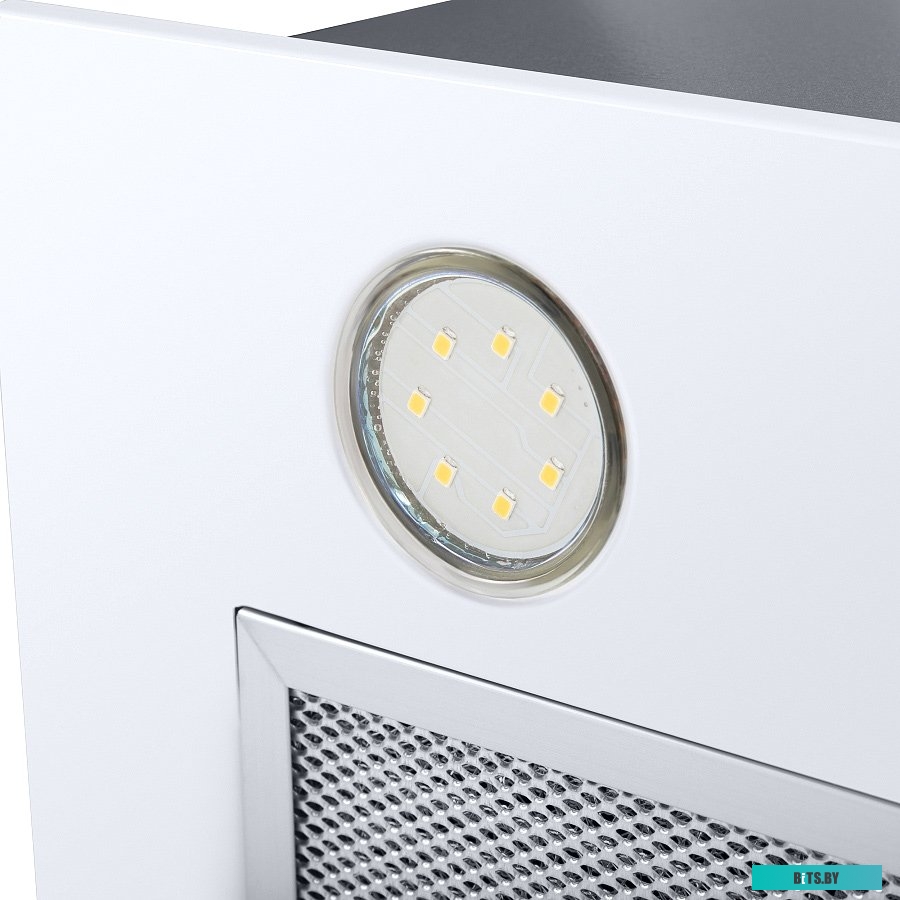 КА-00014451 Встраиваемая вытяжка MAUNFELD Crosby Power 50, управление кнопочное, белый [ка-00014451]