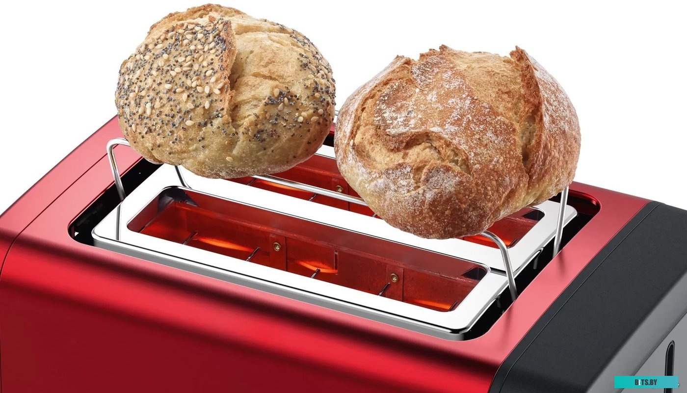 TAT4P424 Тостер Bosch TAT4P424,  красный/черный