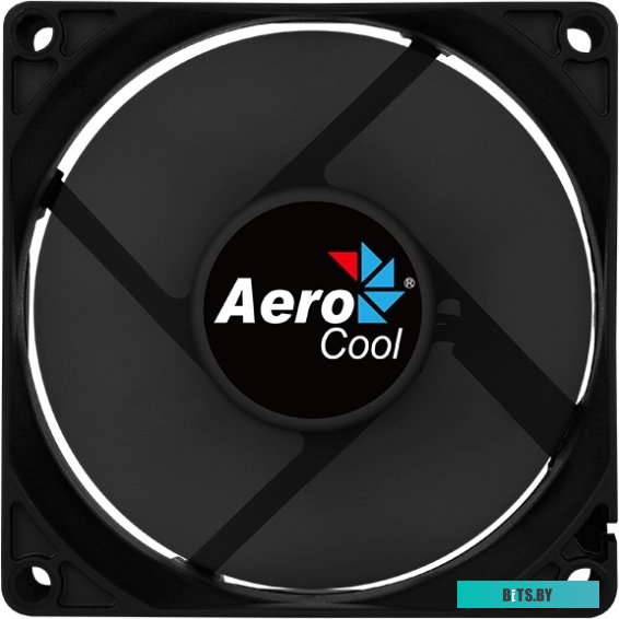 Вентилятор Aerocool Force 8 Black (80мм, 28.3dB, 1500rpm, 3 pin+ Molex) RTL (4718009157927)