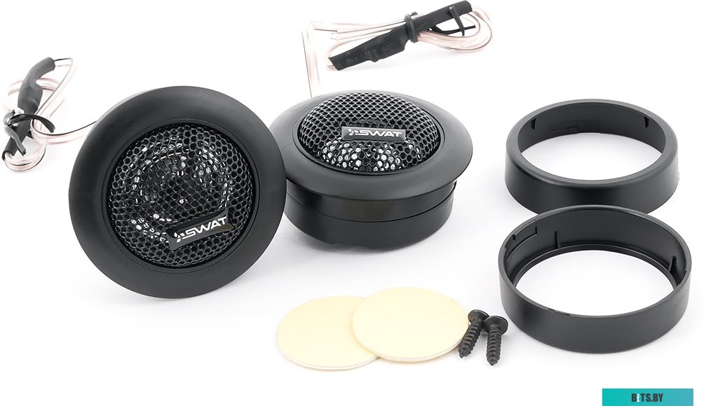 SWAT SP TW-M10 Колонки автомобильные Swat SP TW-M10 (без решетки) 100Вт 91дБ 4Ом 3.2см (1.25дюйм) (ком.:2кол.) твитер однополосные