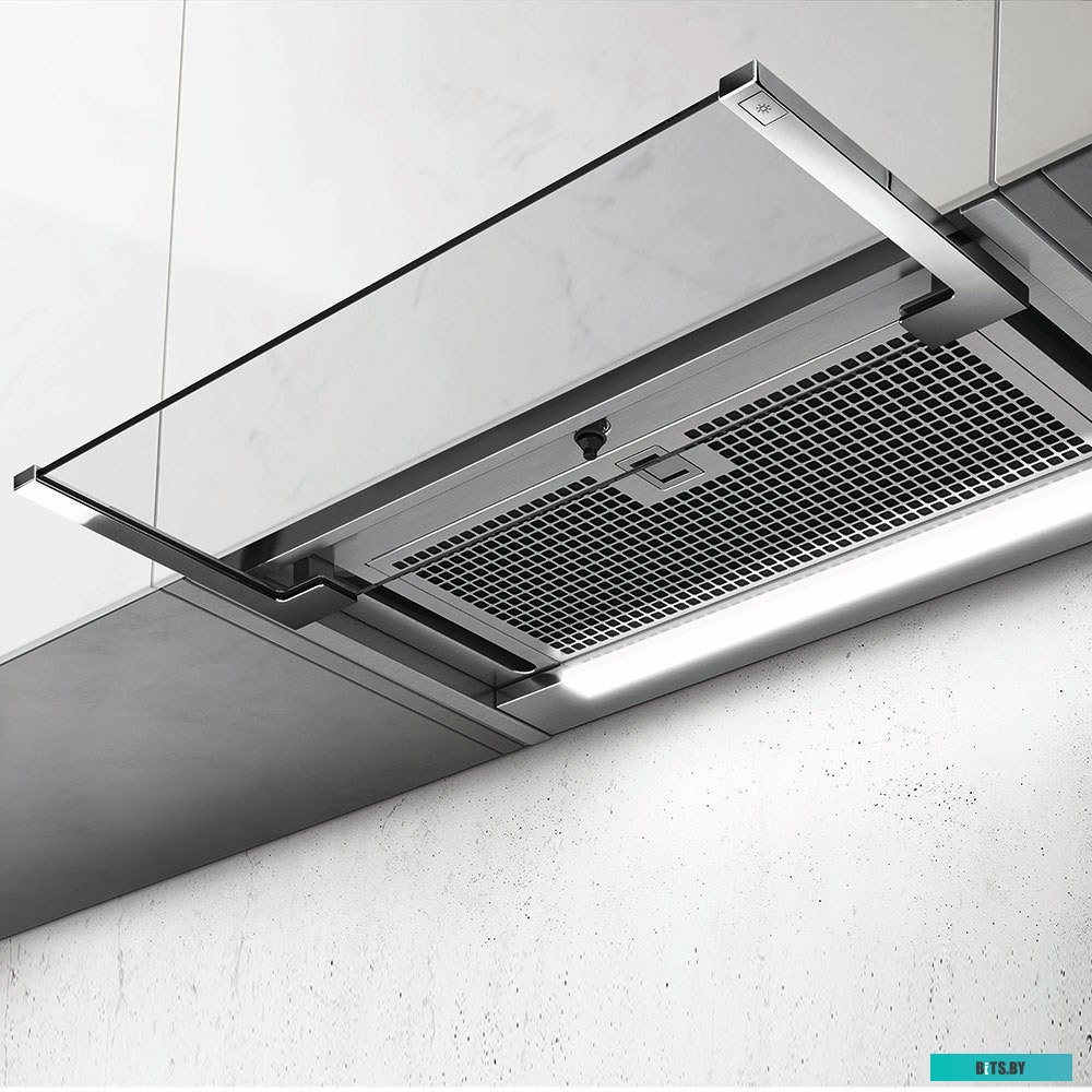 GLASS OUT IX/A/60-PRF0109787 Вытяжки ELICA/ Встраиваемая, 60 см, 1000 куб.м., электронное управление, светодиодное освещение, нержавеющая сталь+белое 