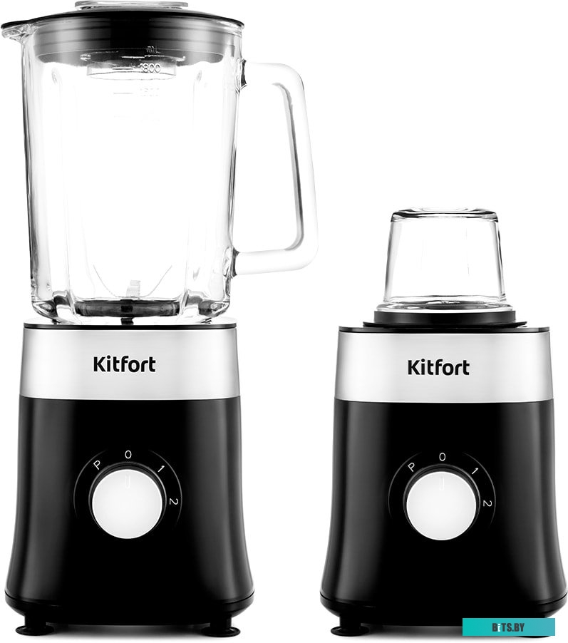 KT-3030-1 Блендер Kitfort KT-3030-1 (черный, 3 в 1)