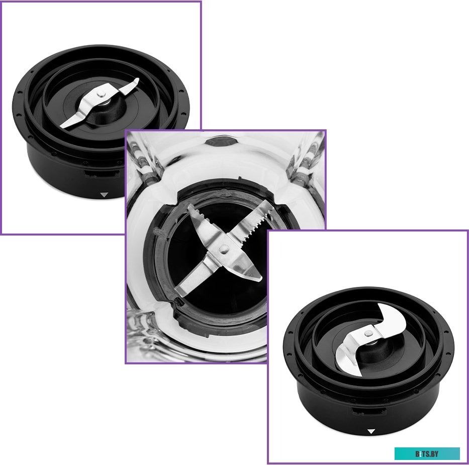 KT-3030-1 Блендер Kitfort KT-3030-1 (черный, 3 в 1)