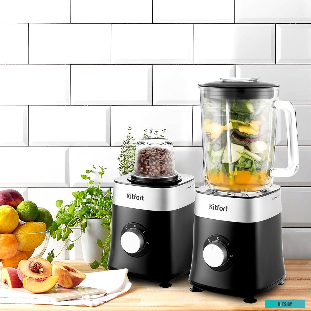 KT-3030-1 Блендер Kitfort KT-3030-1 (черный, 3 в 1)