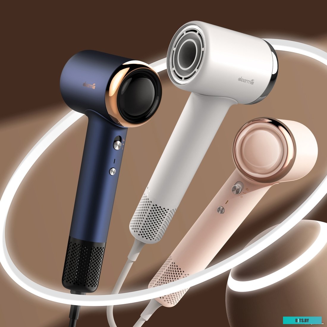 DEM-CF50W blue Фен для волос DEERMA DEM-CF50W blue