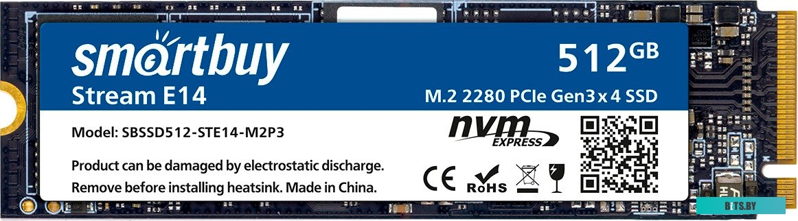 SSD-диск SmartBuy Stream E14 SBSSD512-STE14-M2P3