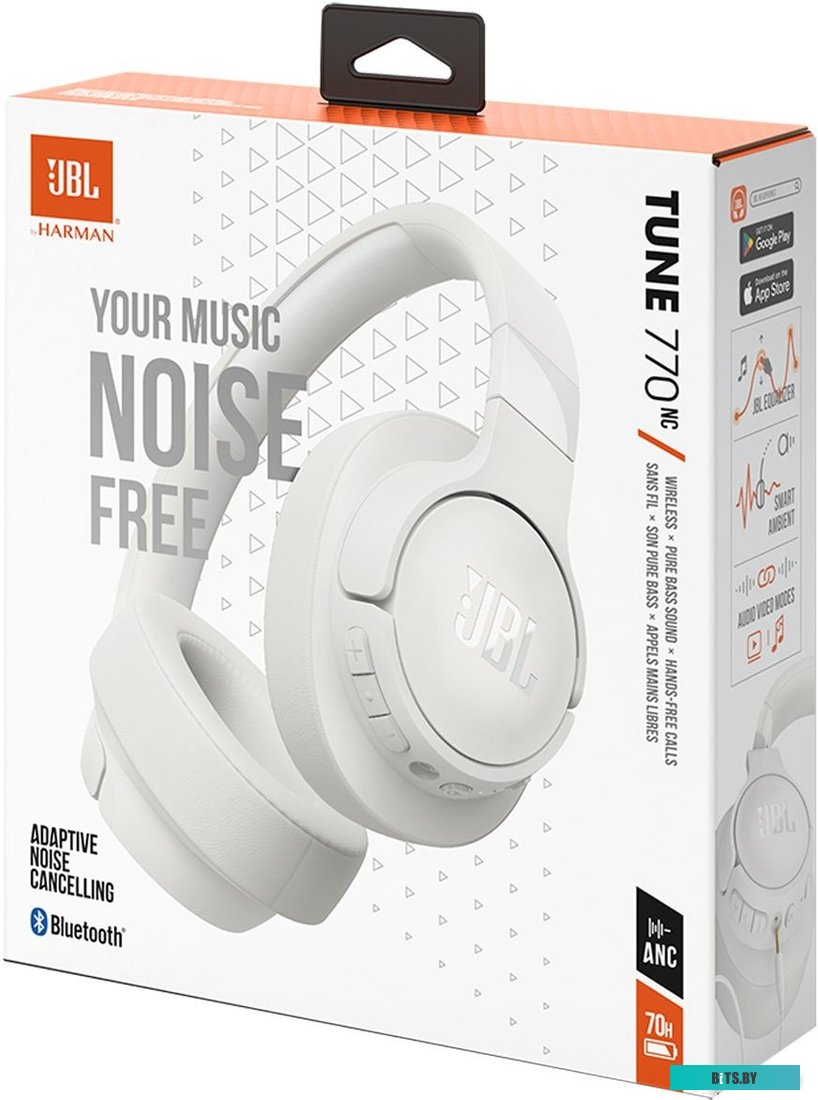 Наушники JBL Tune 770NC, JBLT770NCWHTCN