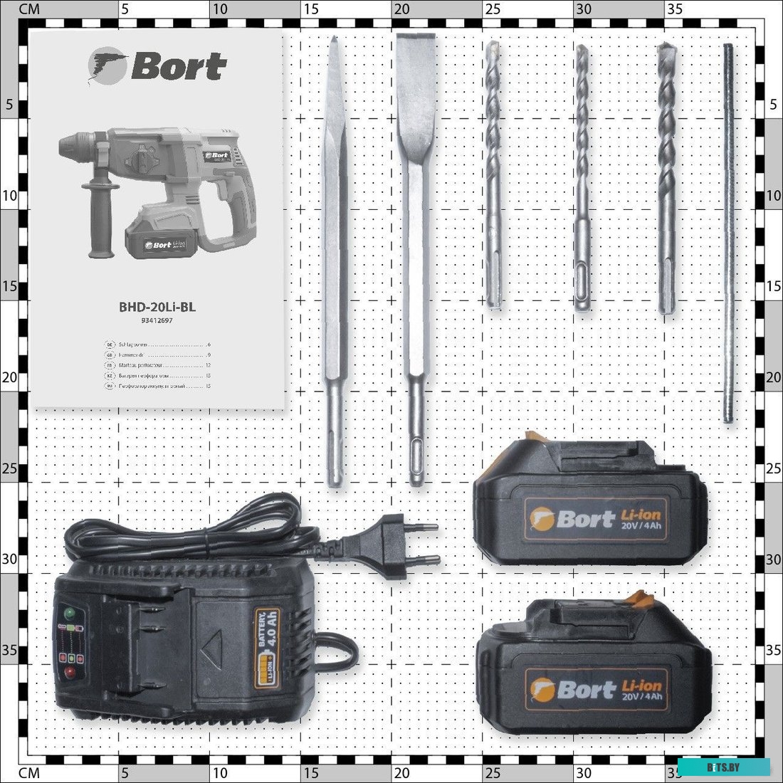 BHD-20Li-BL Перфоратор Bort BHD-20Li-BL (93412697)