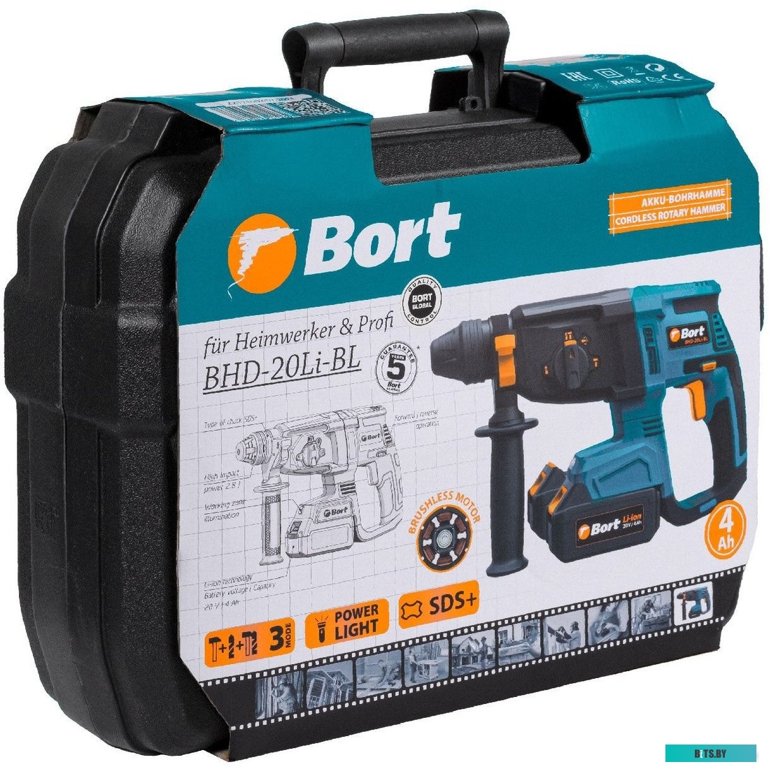 BHD-20Li-BL Перфоратор Bort BHD-20Li-BL (93412697)