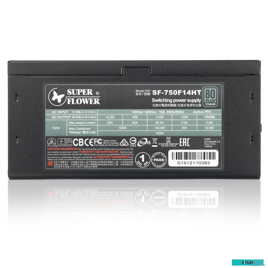 Блок питания Super Flower Leadex Titanium 850W SF-850F14HT