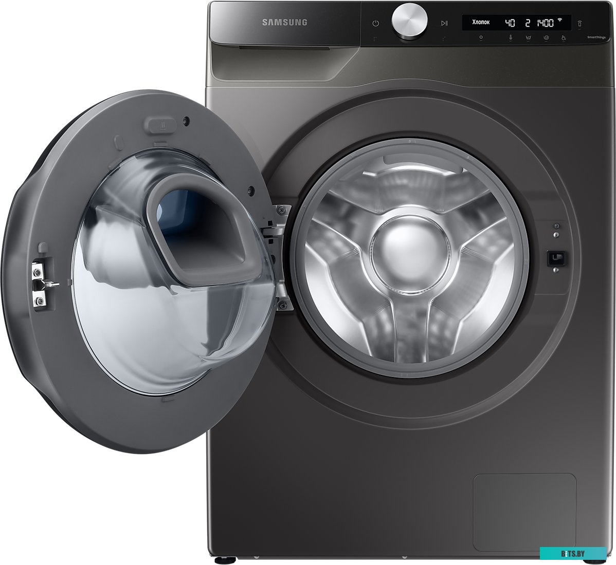 WD80T554CBX/LD Стиральная машина Samsung WD80T554CBX/LD класс: A загр.фронтальная макс.:8кг (с сушкой) нержавеющая сталь