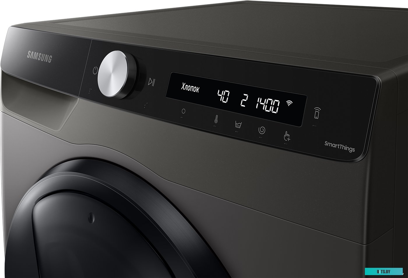 WD80T554CBX/LD Стиральная машина Samsung WD80T554CBX/LD класс: A загр.фронтальная макс.:8кг (с сушкой) нержавеющая сталь