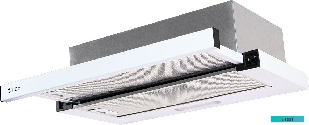 TRHI000003 Встраиваемая вытяжка LEX Honver 2M 600 WHITE, управление кнопочное, 2 мотора, белый [trhi000003]