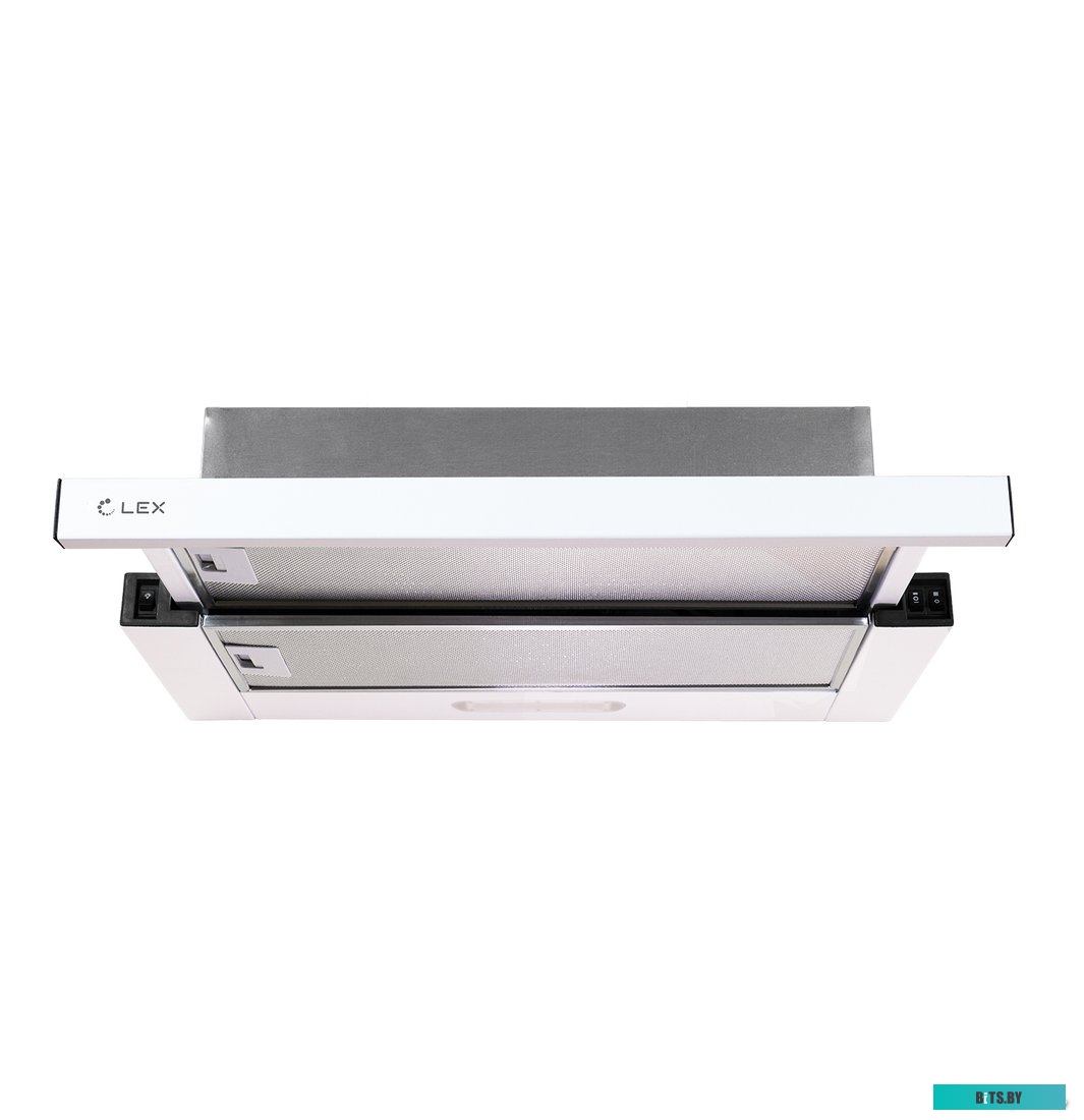 TRHI000003 Встраиваемая вытяжка LEX Honver 2M 600 WHITE, управление кнопочное, 2 мотора, белый [trhi000003]