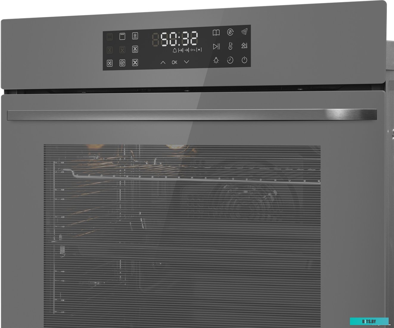 КА-00021884 Духовой шкаф MAUNFELD EOEH7614LGR,  серый