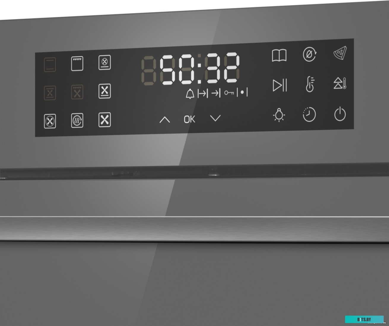 КА-00021884 Духовой шкаф MAUNFELD EOEH7614LGR,  серый