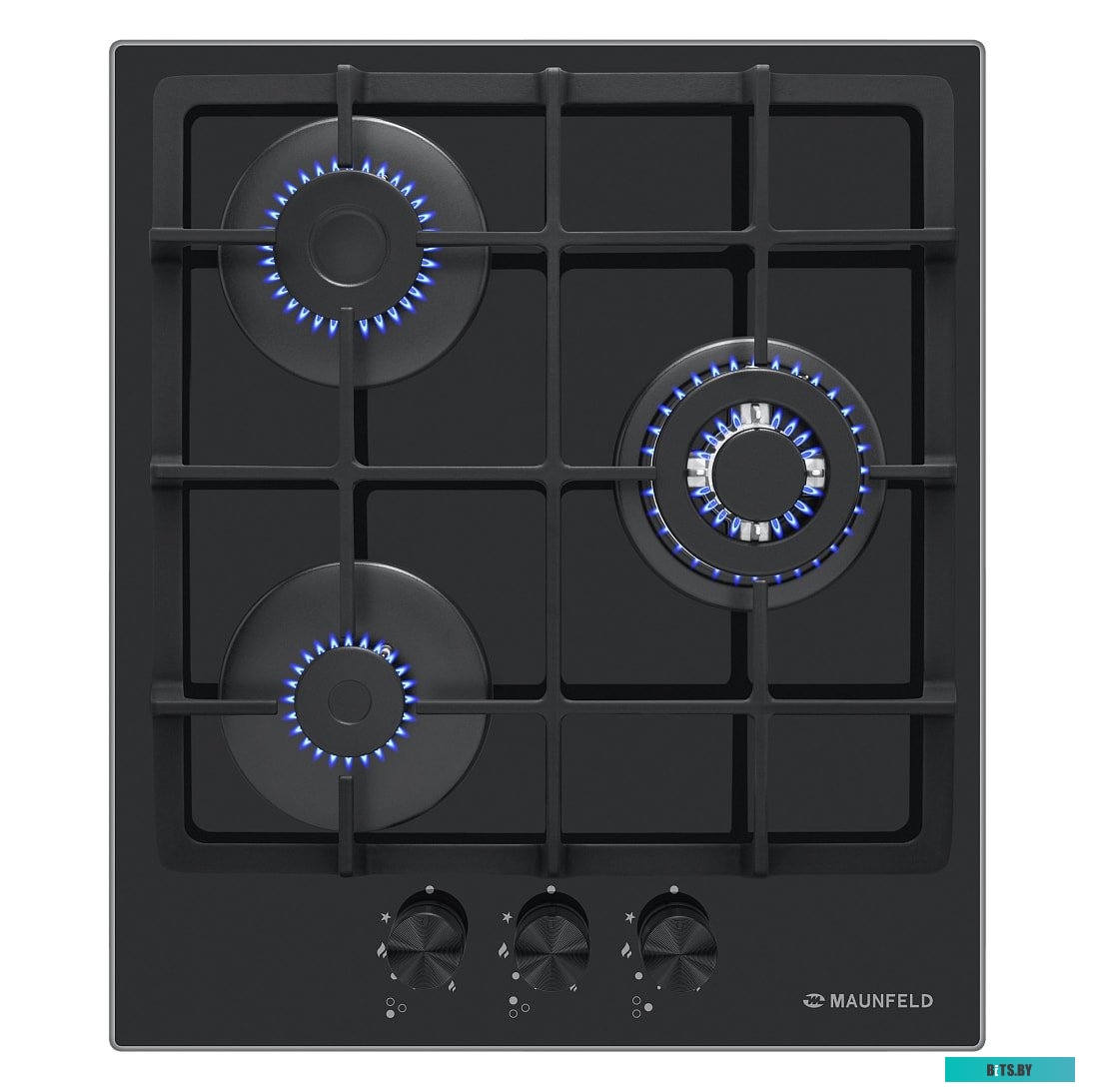 EGHG.43.33CB2/G Газовая варочная панель MAUNFELD/ Газовая варочная панель MAUNFELD EGHG.43.33CB2/G, механическое управление, 3 конфорки, мощность конф