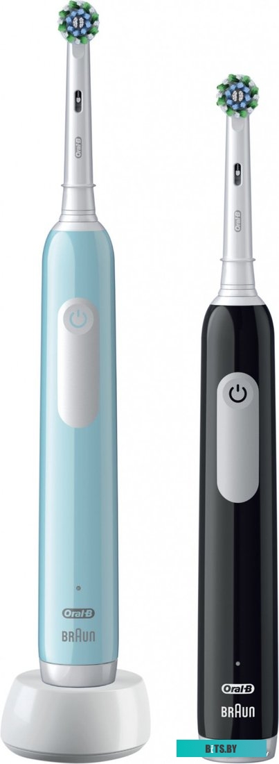 80714511 Электрическая зубная щетка Oral-B Pro Series 1 насадки для щётки: 2шт, цвет:бирюзовый и черный [80714511]