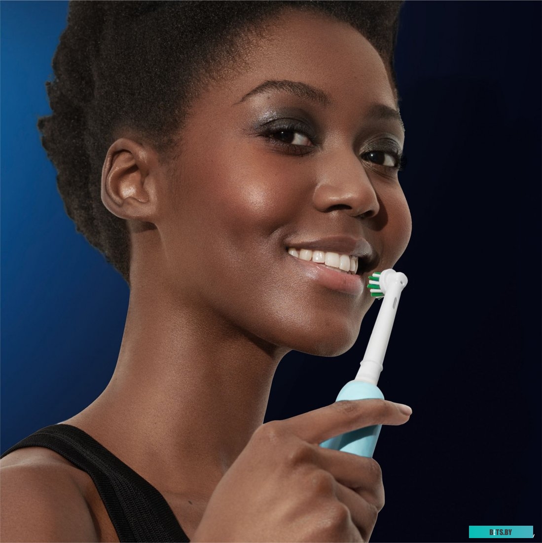 80714511 Электрическая зубная щетка Oral-B Pro Series 1 насадки для щётки: 2шт, цвет:бирюзовый и черный [80714511]