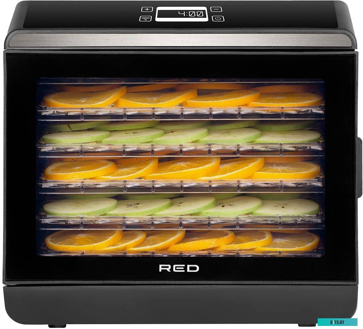 RFD-0151 Сушилка для овощей и фруктов RED solution RFD-0151,  черный,  18 поддонов