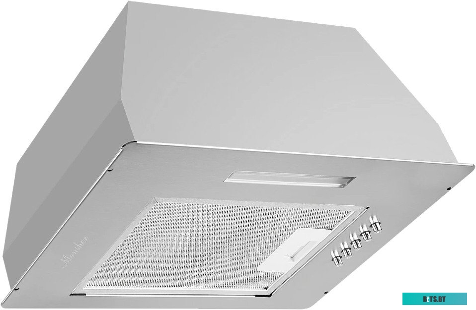 ANGERS 40 Acier Встраиваемая вытяжка MONSHER/ Встраиваемая вытяжка, ширина 40 см, отвод/рециркуляция, 500 м3/час, механическое кнопочное управление, 3