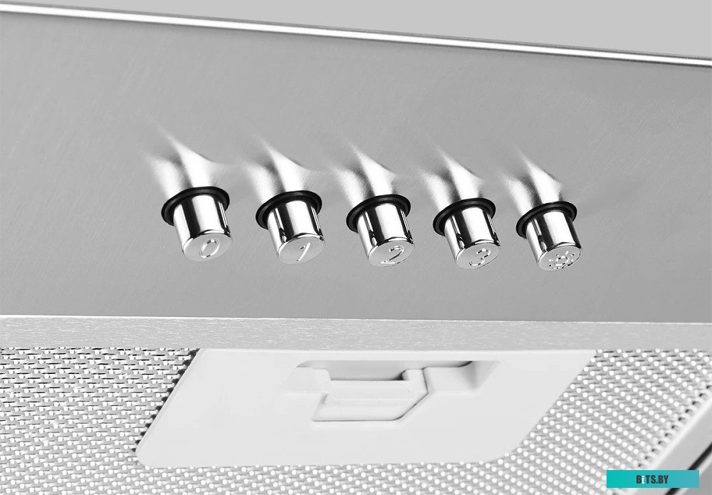 ANGERS 40 Acier Встраиваемая вытяжка MONSHER/ Встраиваемая вытяжка, ширина 40 см, отвод/рециркуляция, 500 м3/час, механическое кнопочное управление, 3