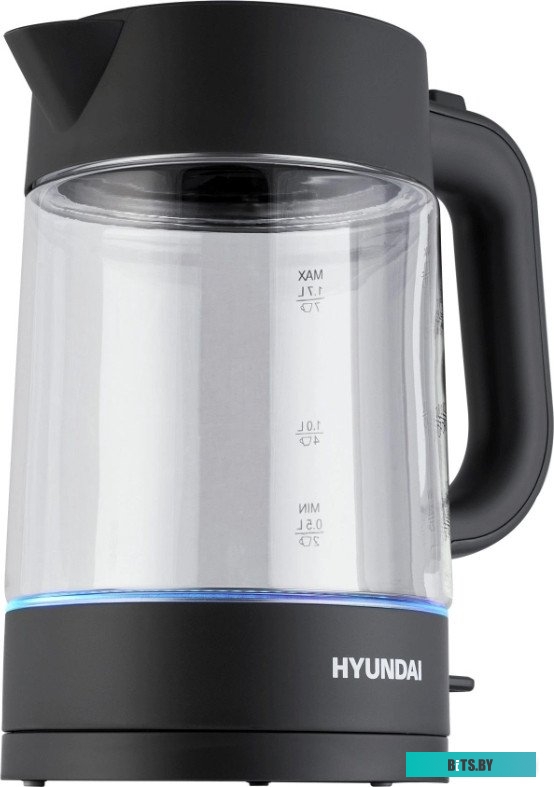 HYK-G7707 Чайник электрический Hyundai HYK-G7707 1.7л. 2200Вт графит корпус: стекло